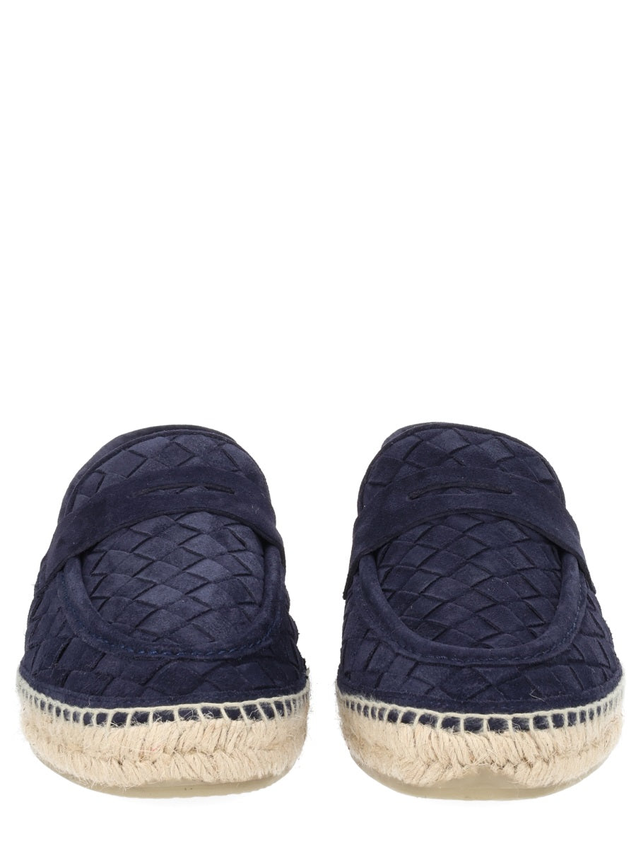 Moccasin Nile Blue Bovine Leather Loafers
