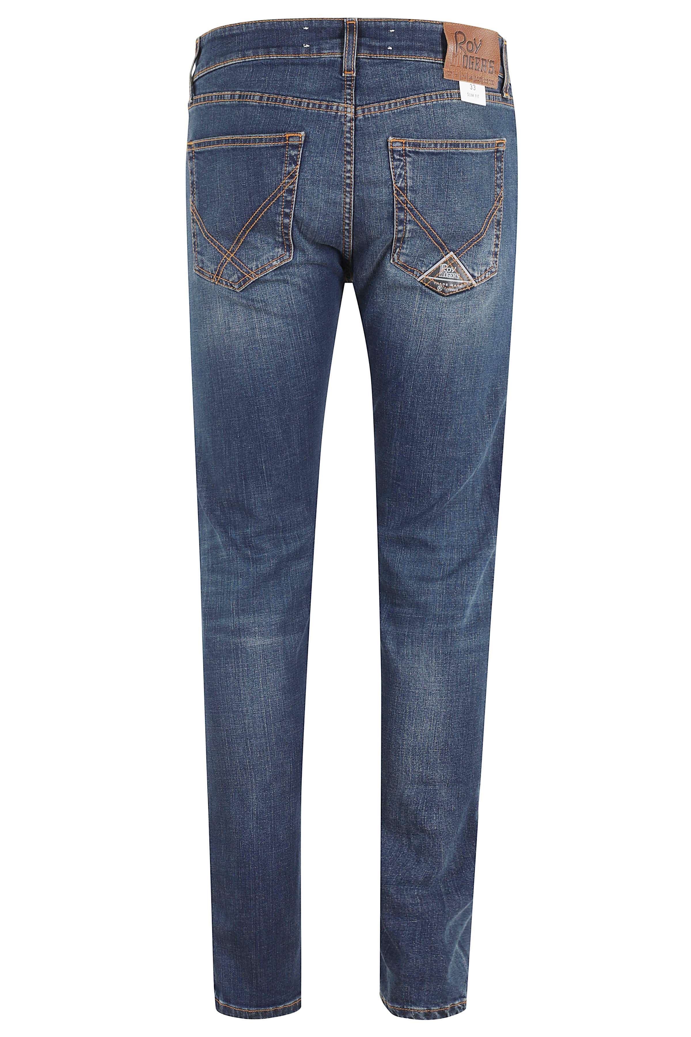 517 Denim Carlin Blue Cotone Elastan Jean