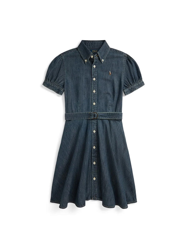 Dress — Blue Cotton