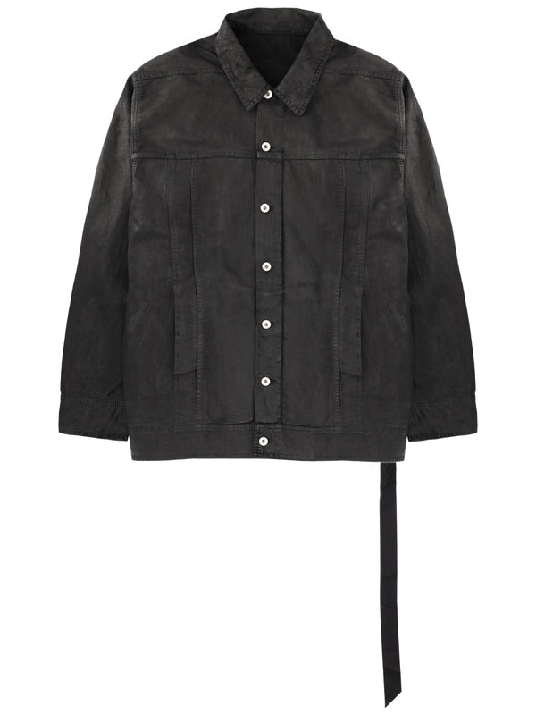 Jumbo Worker Jacket Black Cotton