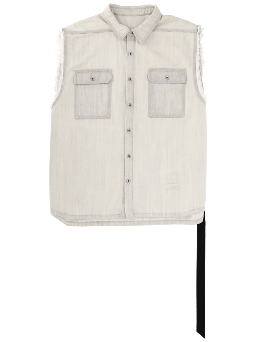 Jumbo Jacket White Cotton