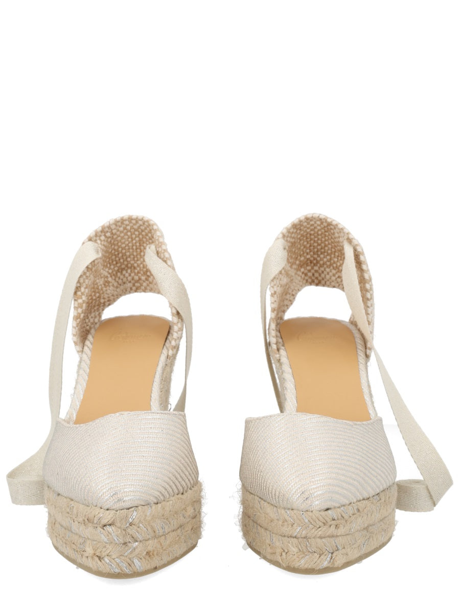 Espadrille Joyce Silver Cotton Shoe