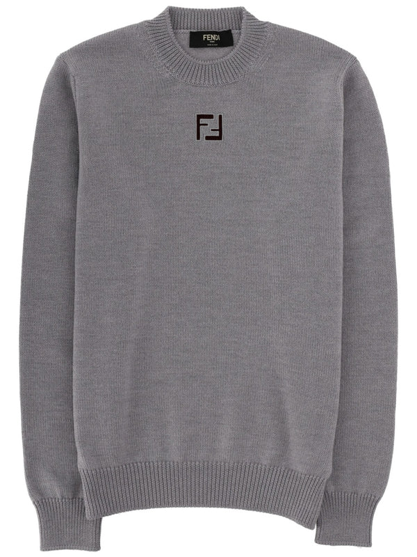 Jumper Grey Virgin Wool Jumpers