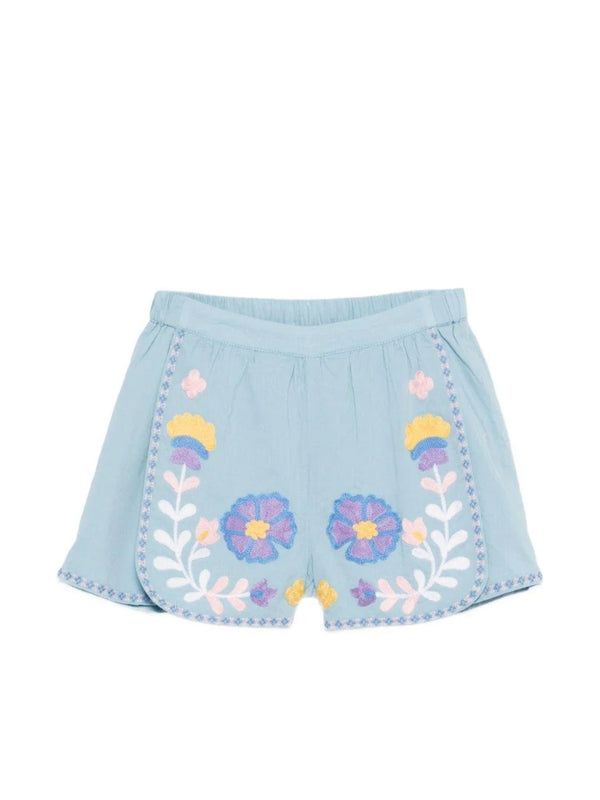 Shorts Maiwen Blue Organic Cotton