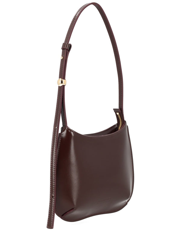 Bordeaux Leather Shoulder Bag Calf