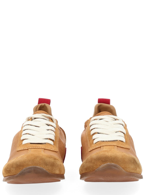 Brown Leather Sneaker Trainers