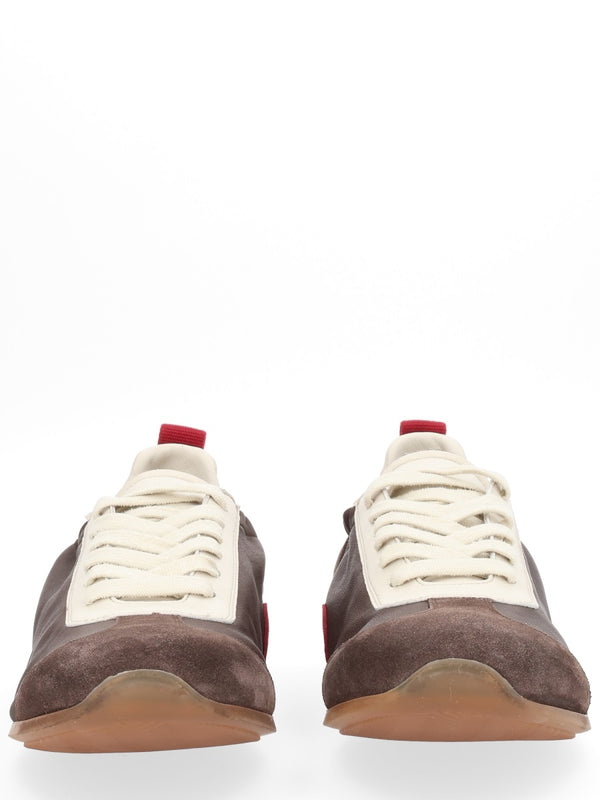 Leather Sneakers Brown Trainers