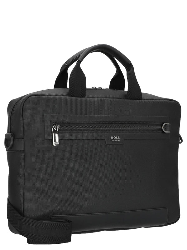 Laptop Bag Black Recycled Polyurethane Shoulder