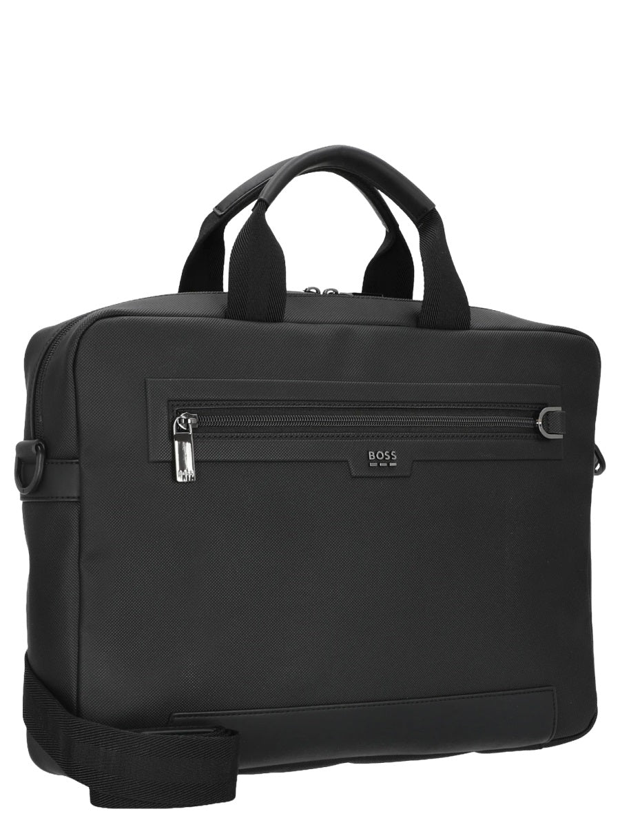 Laptop Bag Black Recycled Polyurethane Shoulder