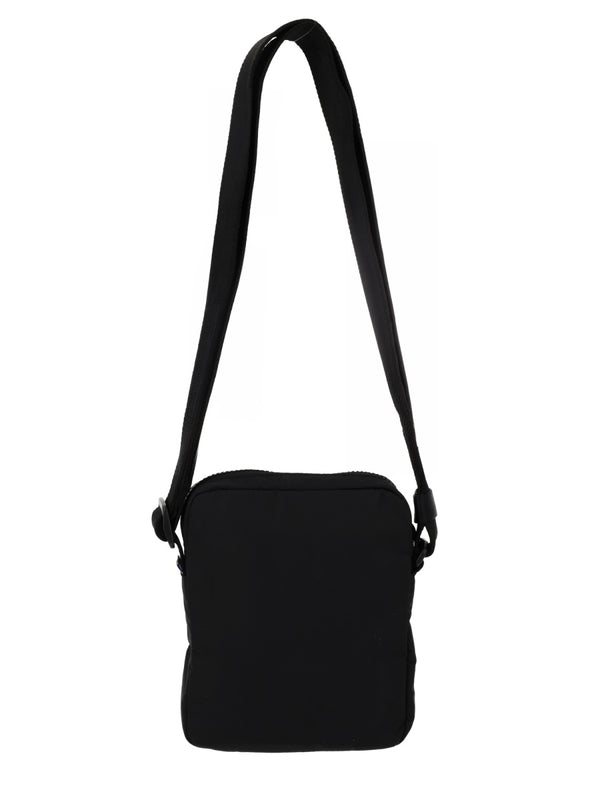 Bag With Logo Black Recycled Polyester Shoulder