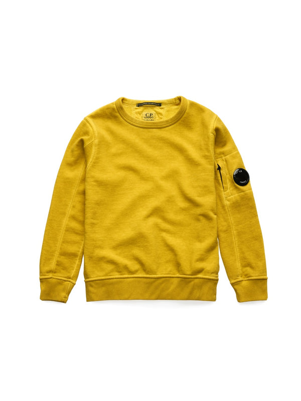 Jersey With Logo Yellow Cotton Jumpers