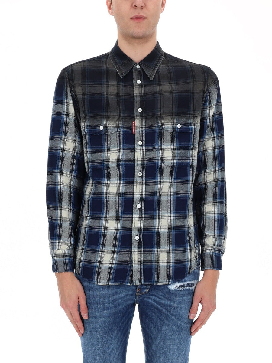 Shirt Blue Cotton