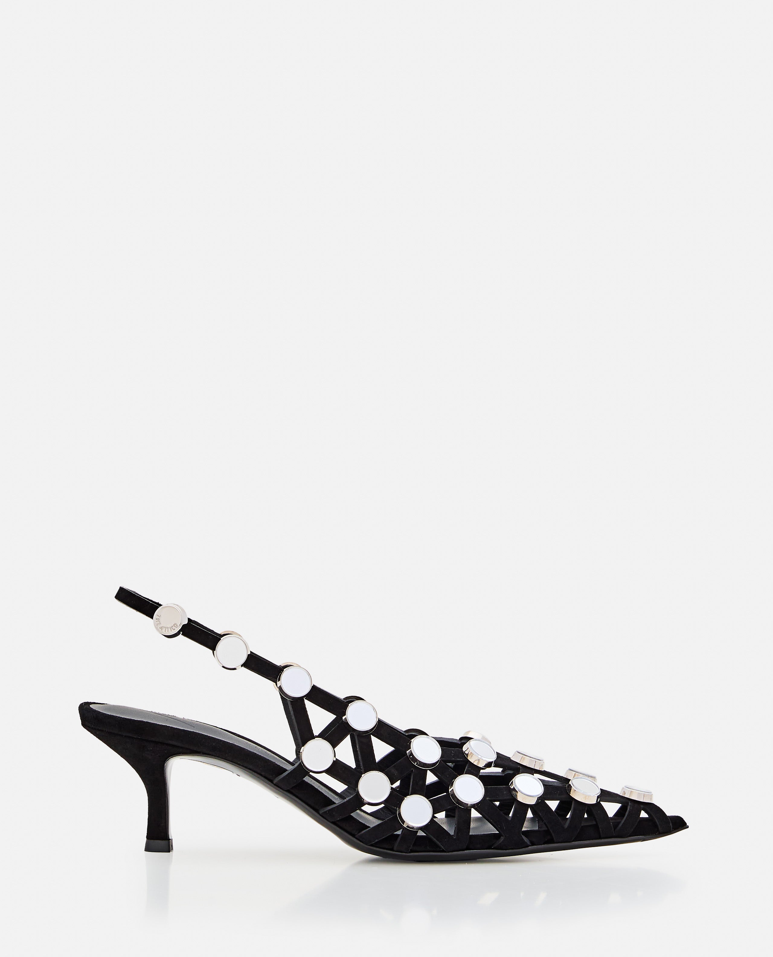 The Attico With Heel Black Leather
