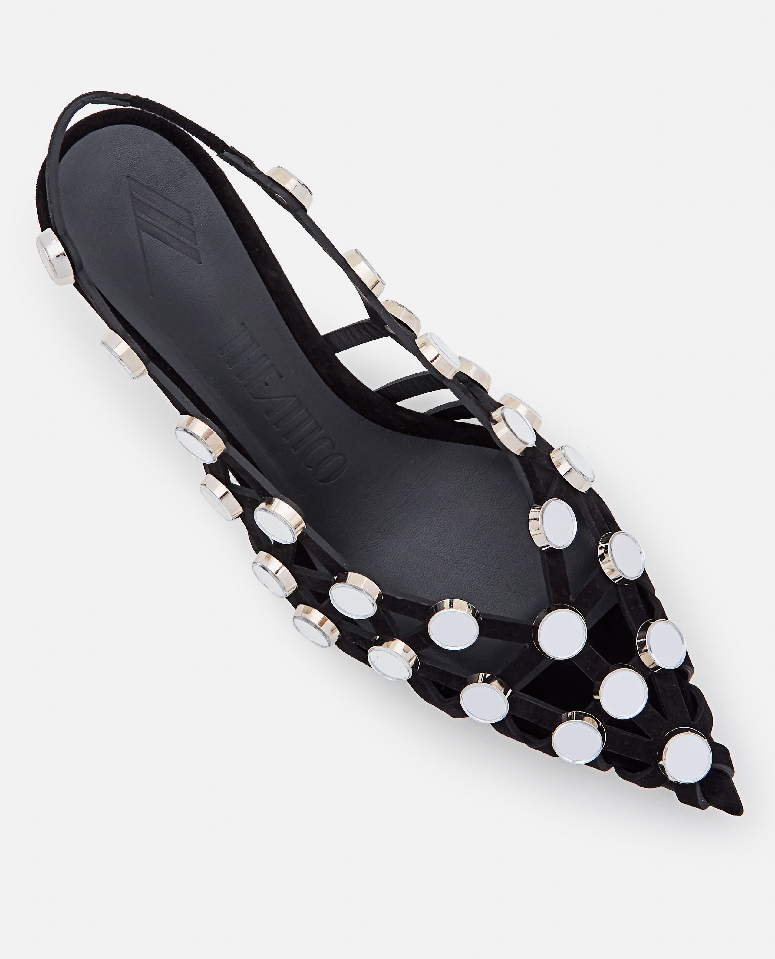 The Attico With Heel Black Leather