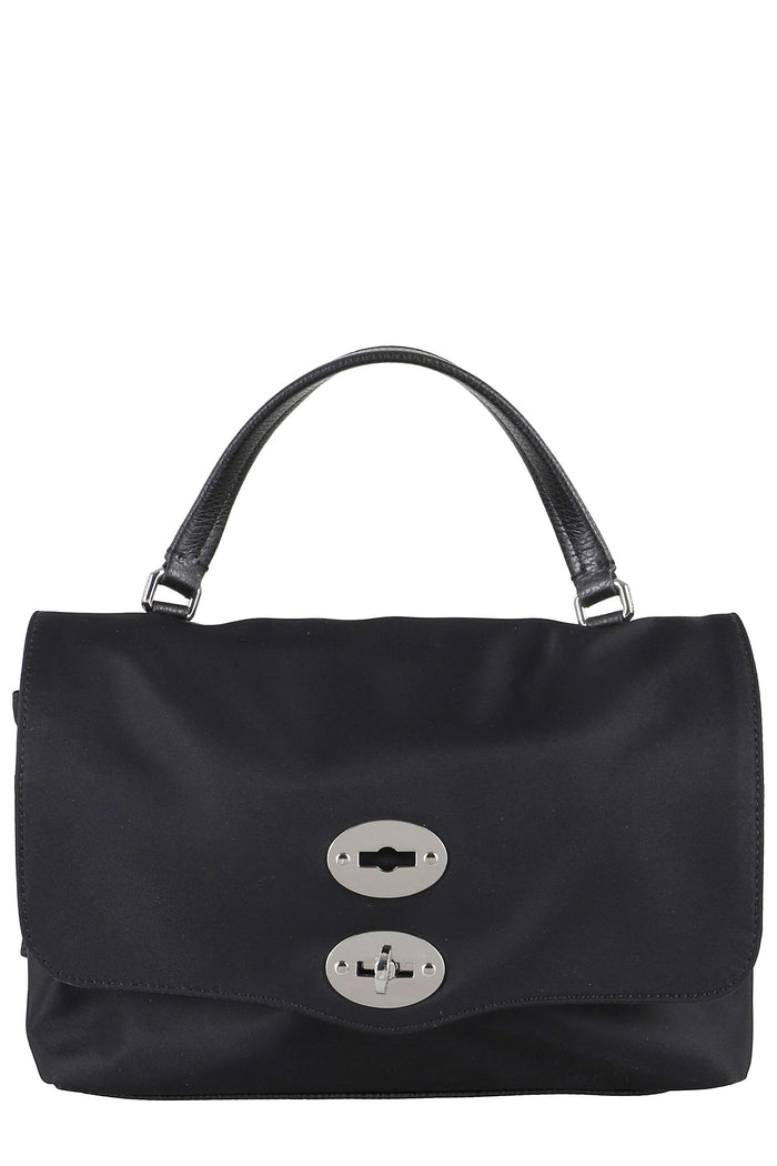 Postina Rimboccata Tokyo Black Nylon Polyurethane Borsa