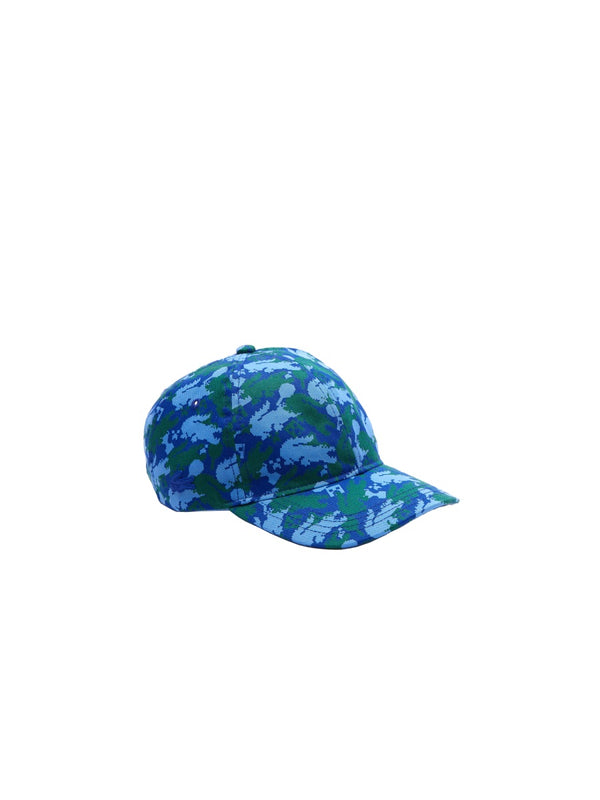Cap Camo Blue Hat