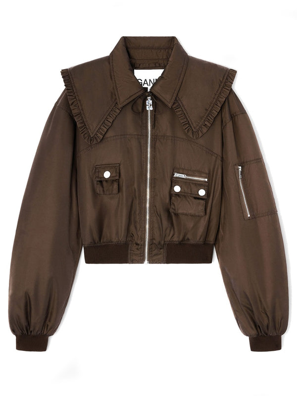 Bomber Jacket Duchesse Black Polyamide