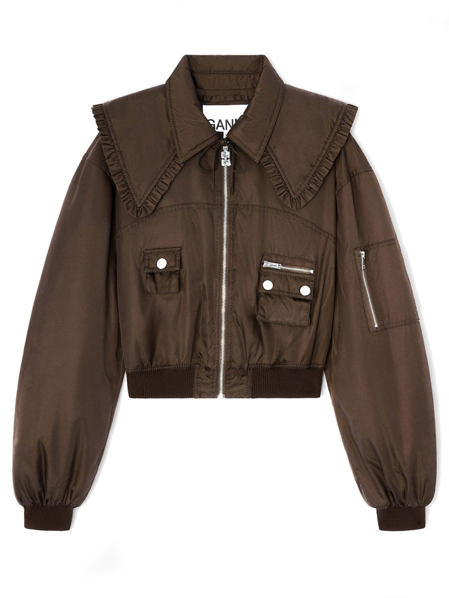 Bomber Jacket Duchesse Black Polyamide