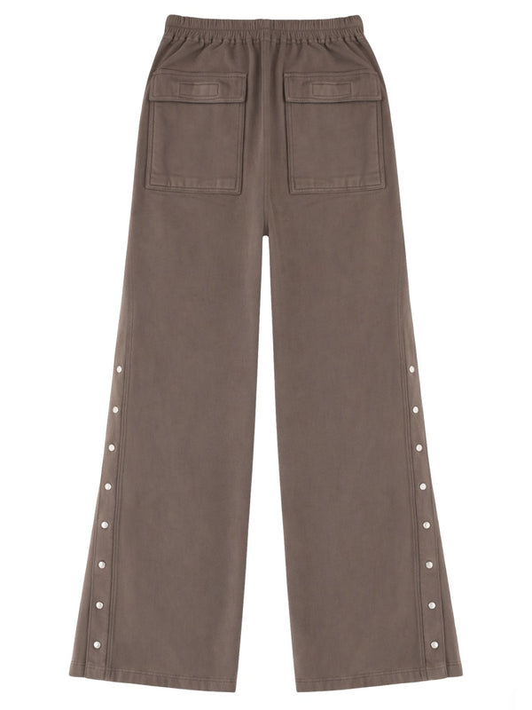 Sweatpants Brown Cotton Trousers