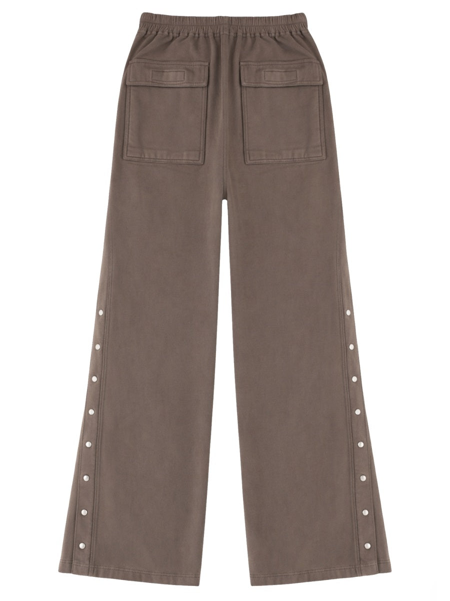 Sweatpants Brown Cotton Trousers