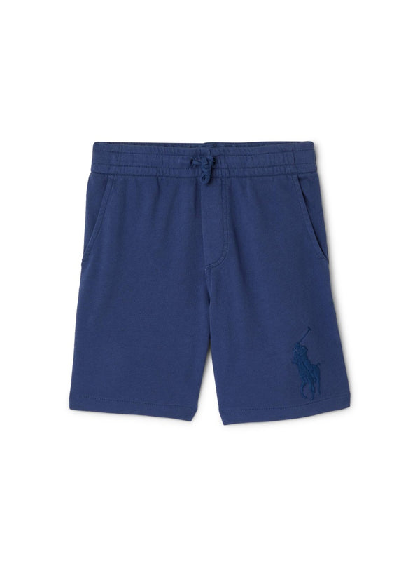 Shorts Athletic Blue Cotton