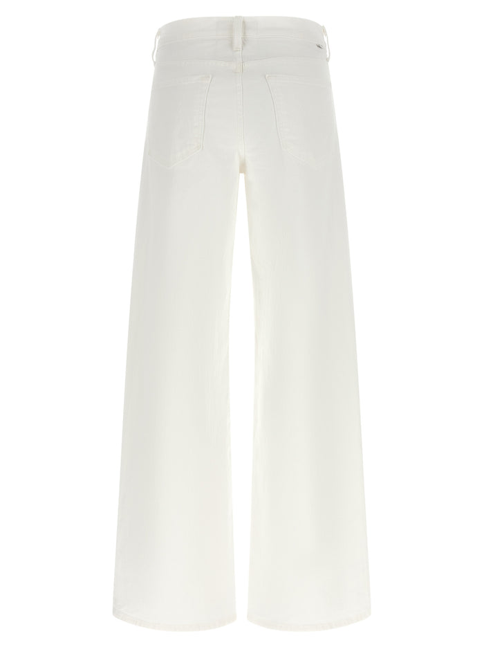 The Rerun Zip Sneak jeans White Cotton