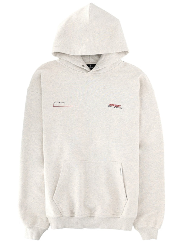 Sweatshirt With Logo Beige Cotton Sweatshirts