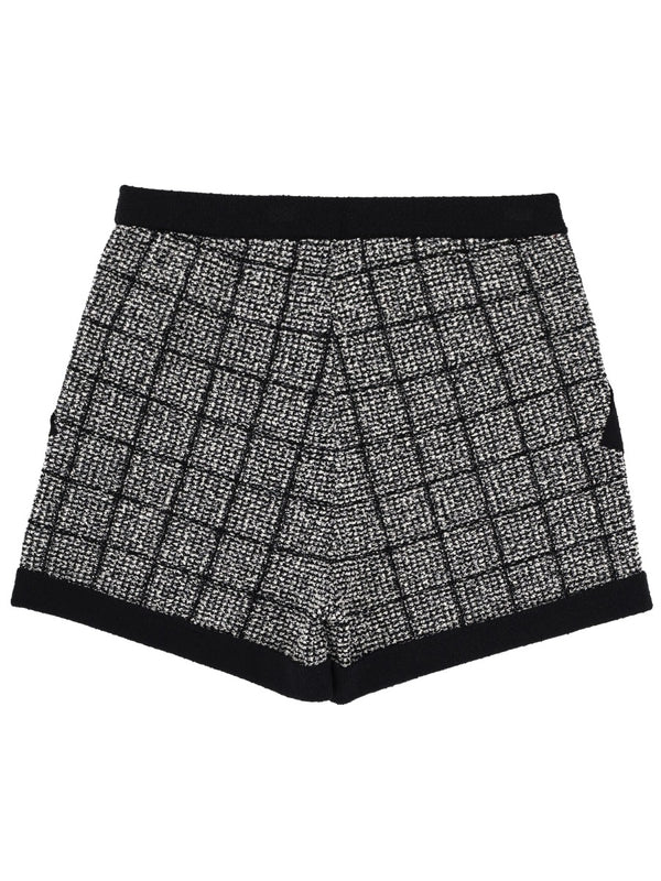 Shorts Cotton Tweed Black