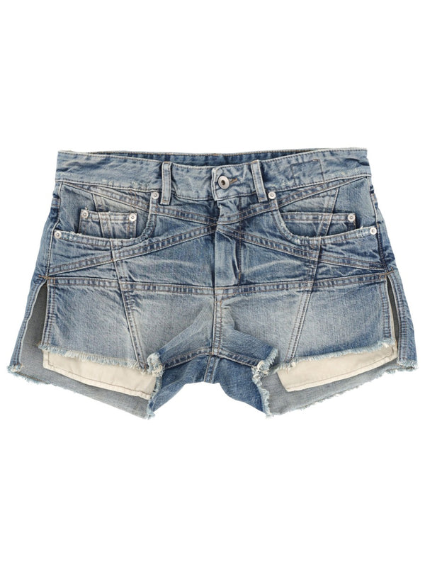 Shorts Wool Denim Cotton