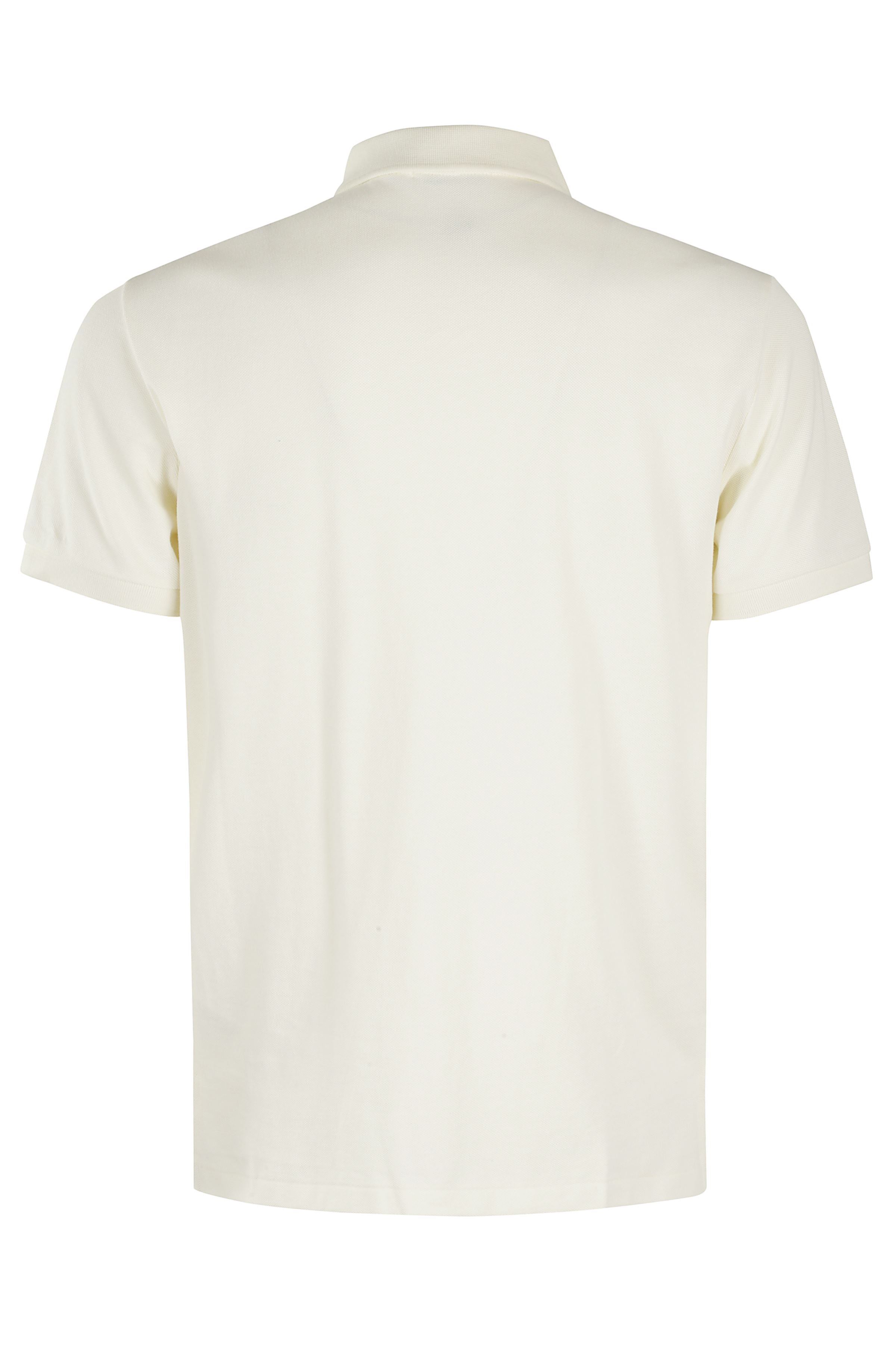 Short Sleeve Knit Nude & Neutrals Cotone Polo