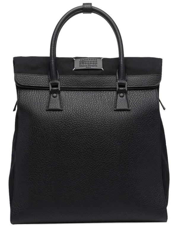 Convertible Bag 5ac Daily Vertical Black Leather Backpacks