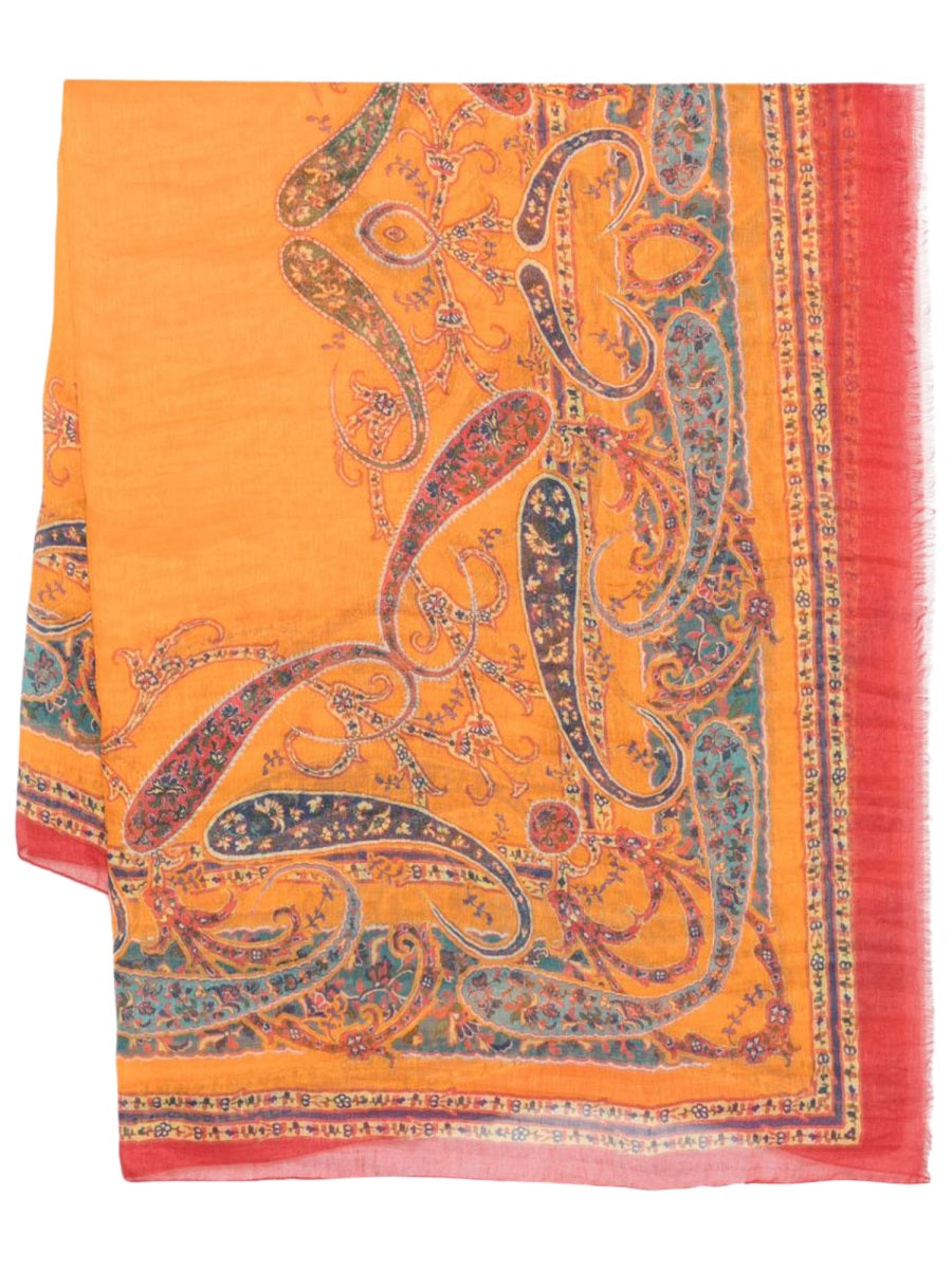Printed Scarf Multicolour Modal