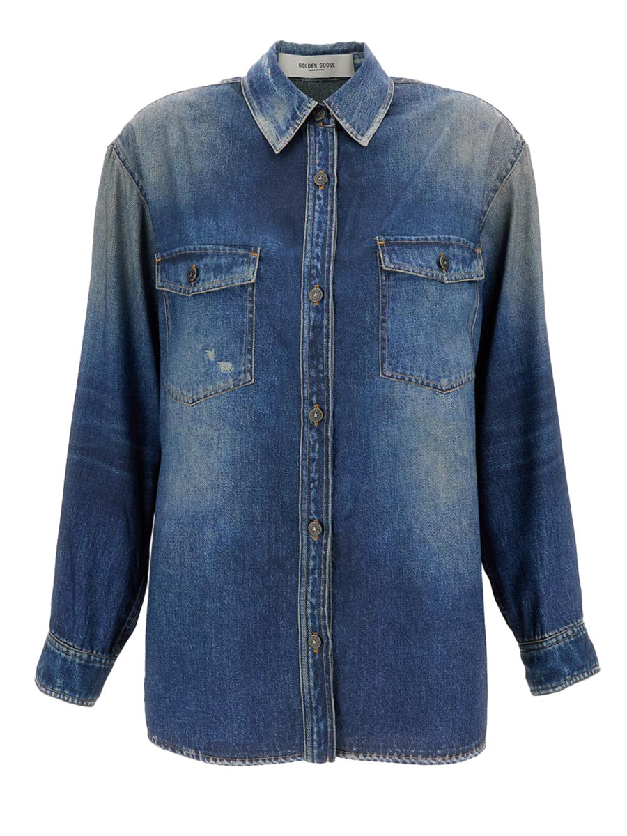 Shirt Patty Denim Polyester