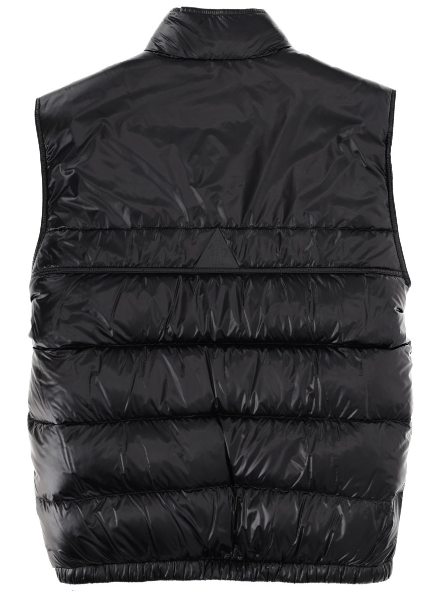 Padded Jacket Black Polyamide Waistcoats & Gilets