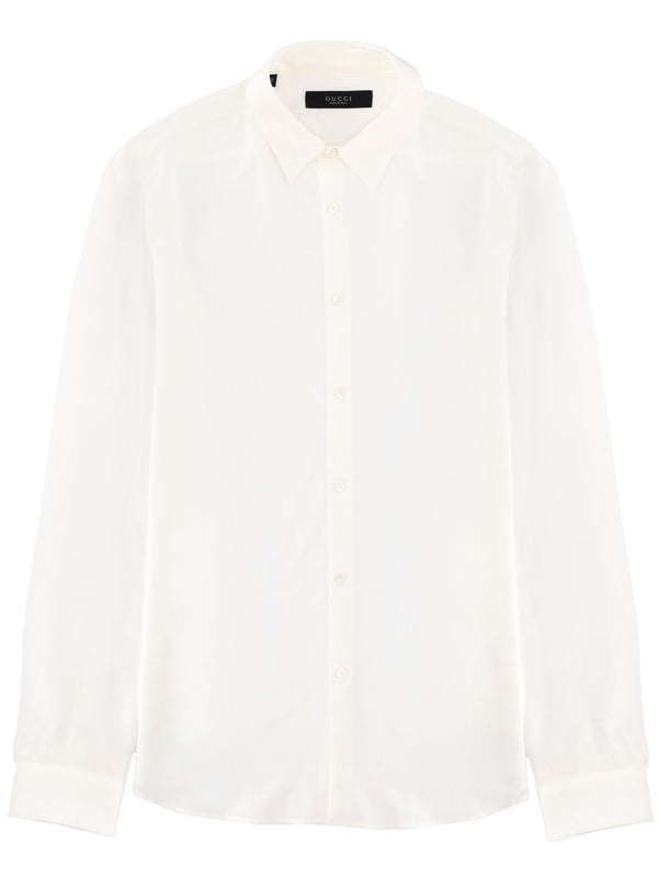 Silk Shirt White