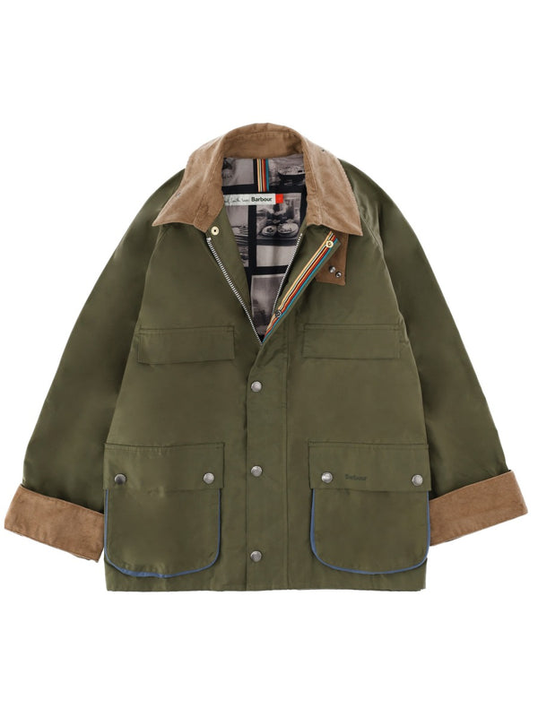 Jacket Bedale Military Green Cotton