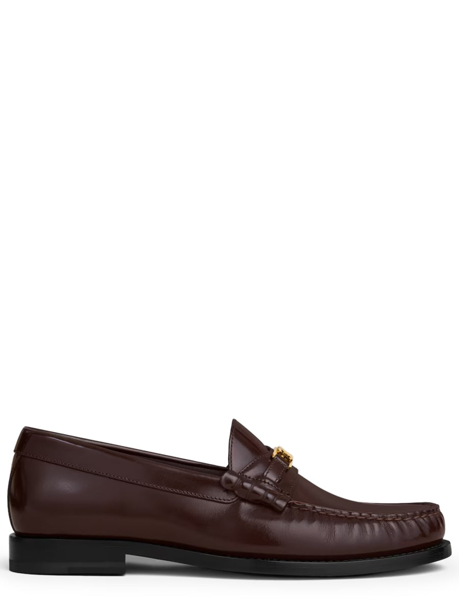 Moccasins Triomphe Luco Brown Bull Leather Loafers