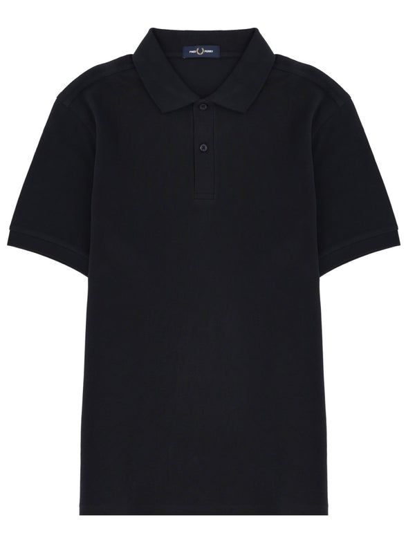 Polo Shirt Blue Cotton