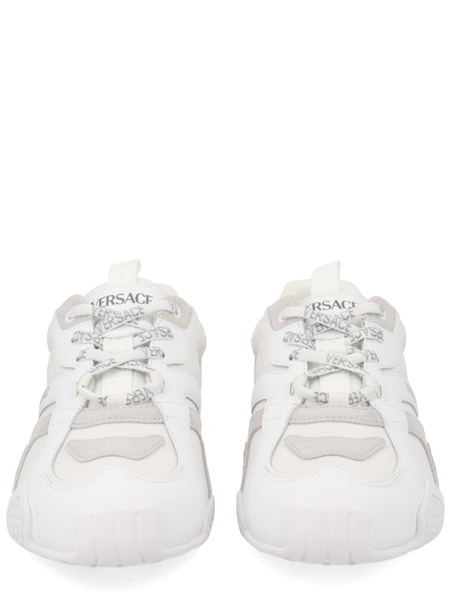 Sneaker Galaxia White Calf Leather Trainers