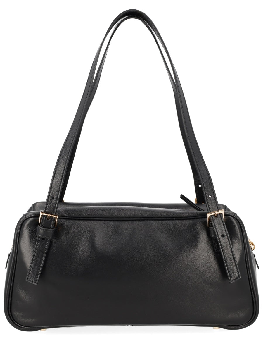 Shoulder Bag Versace Tag Black Lining 1: Polyester