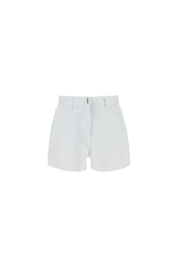 Givenchy Denim Short_white White,blue Clothing