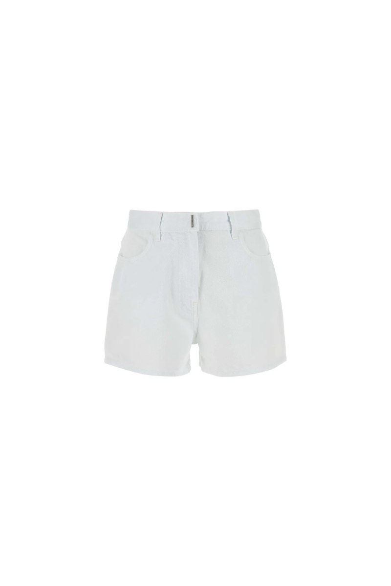 Givenchy Denim Short_white White,blue Clothing