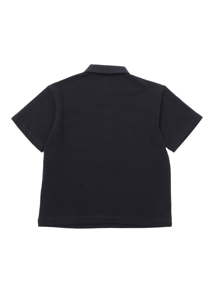 POLO SHIRT Blue Cotton Short Sleeves