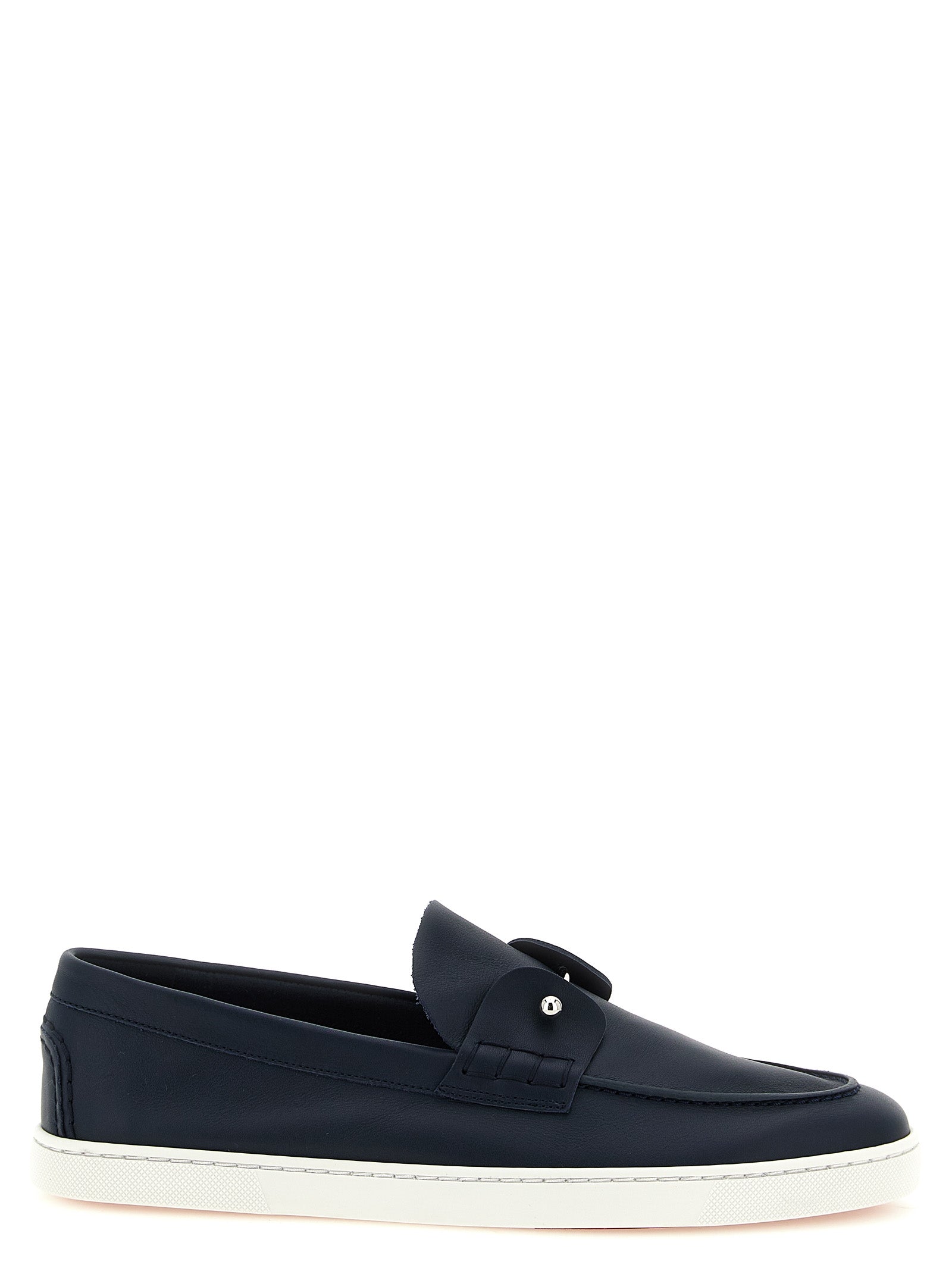Chambeliboat loafers Blue Calfskin Leather (bos Taurus)