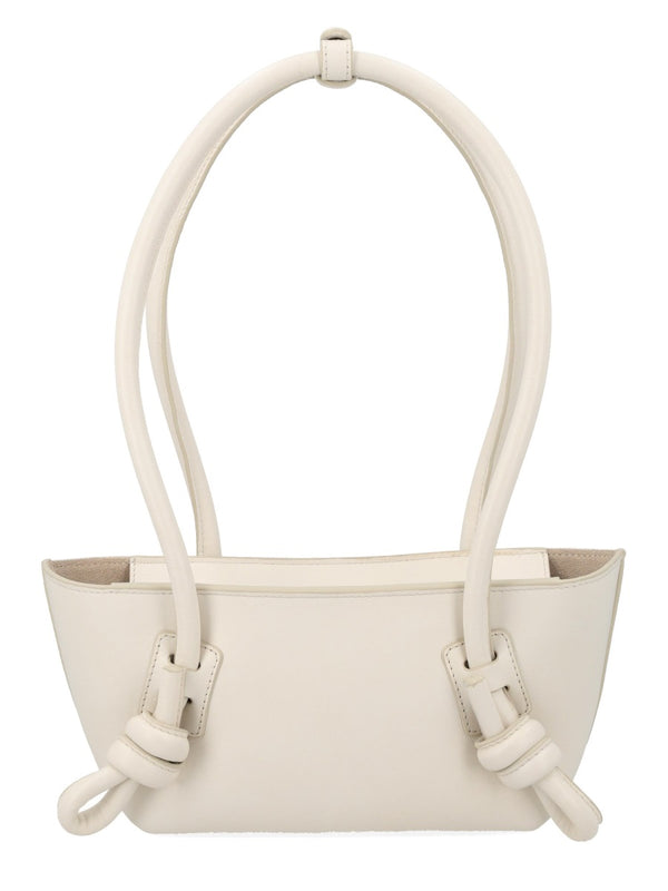Mini Bag Fleca White Leather Shoulder