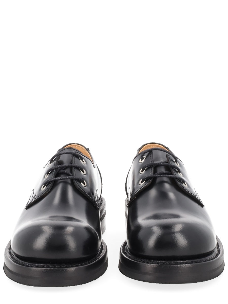 Lace-Up Shoes Black Cow Leather