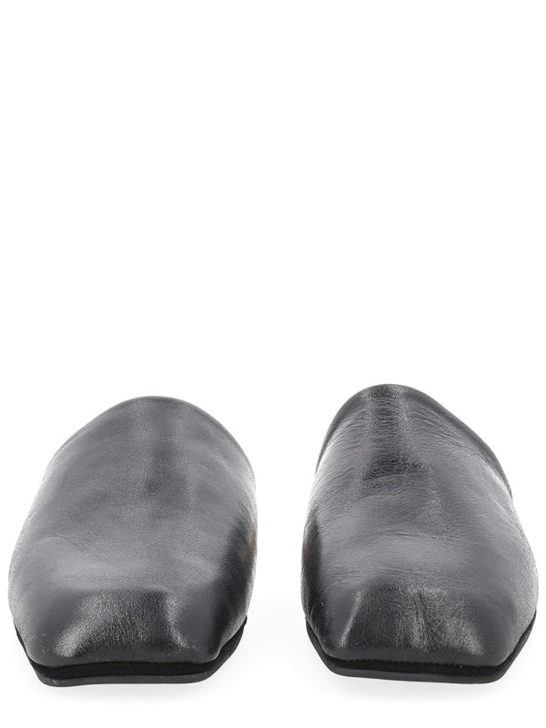 Slipper Cigar Black Cow Leather