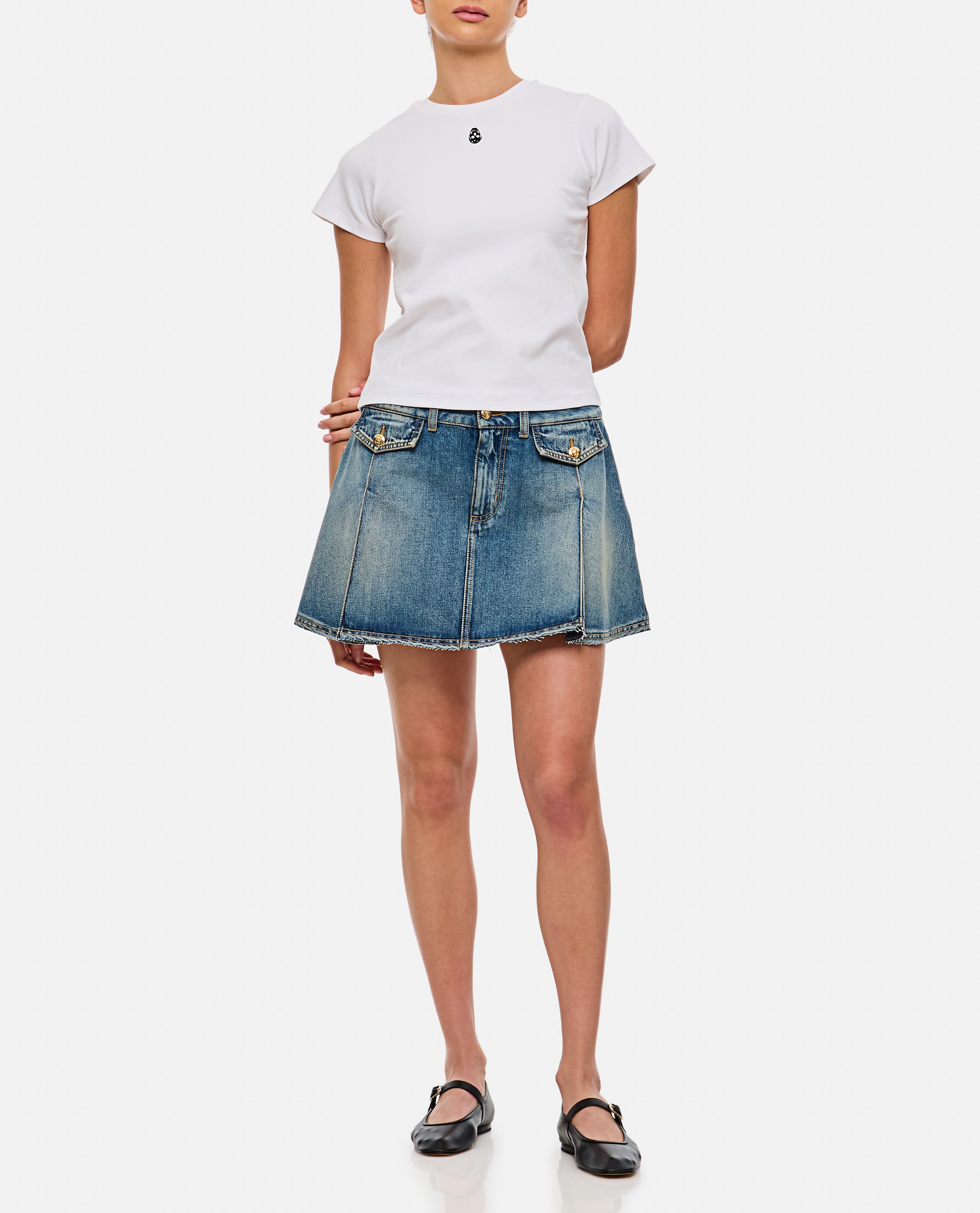 Alexander Mcqueen Skirts Blue