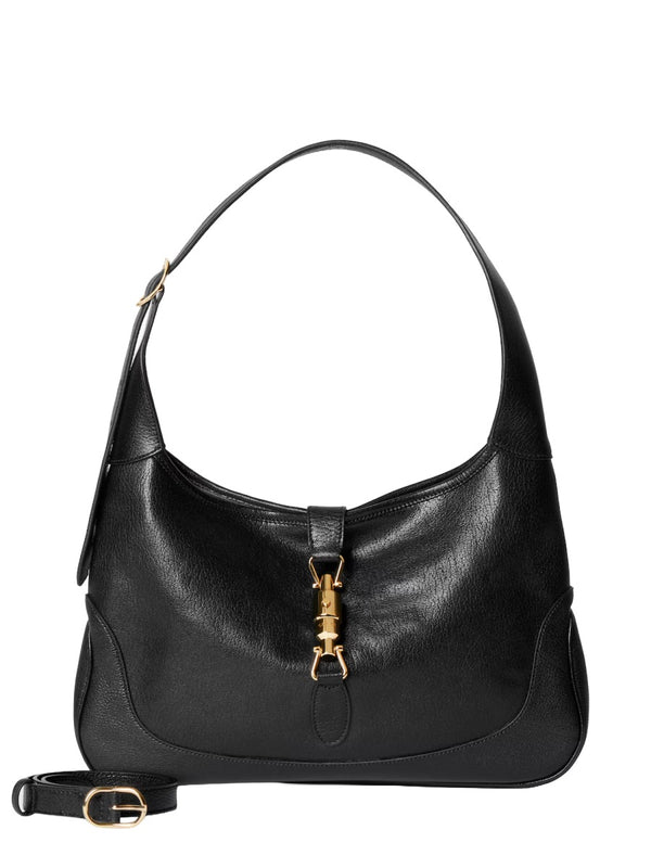 Shoulder Bag Jackie Leather Black Goat