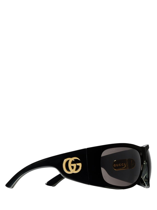 Square Acetate Sunglasses Black